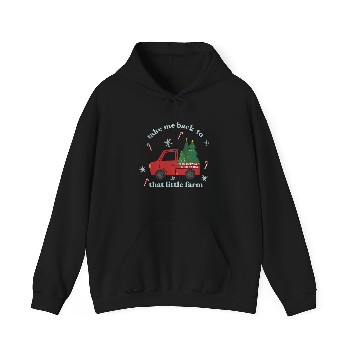 christmas tree farm hoodie