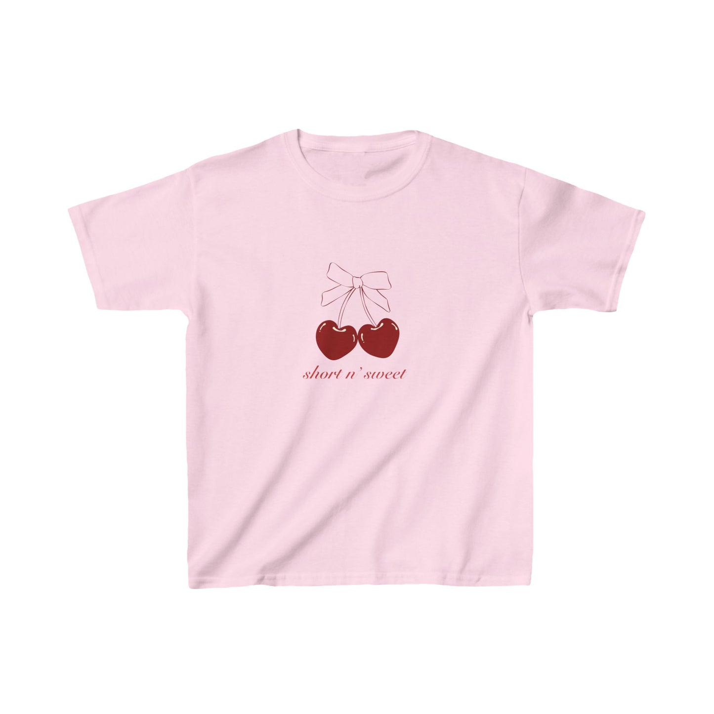 short n sweet cherry baby tee