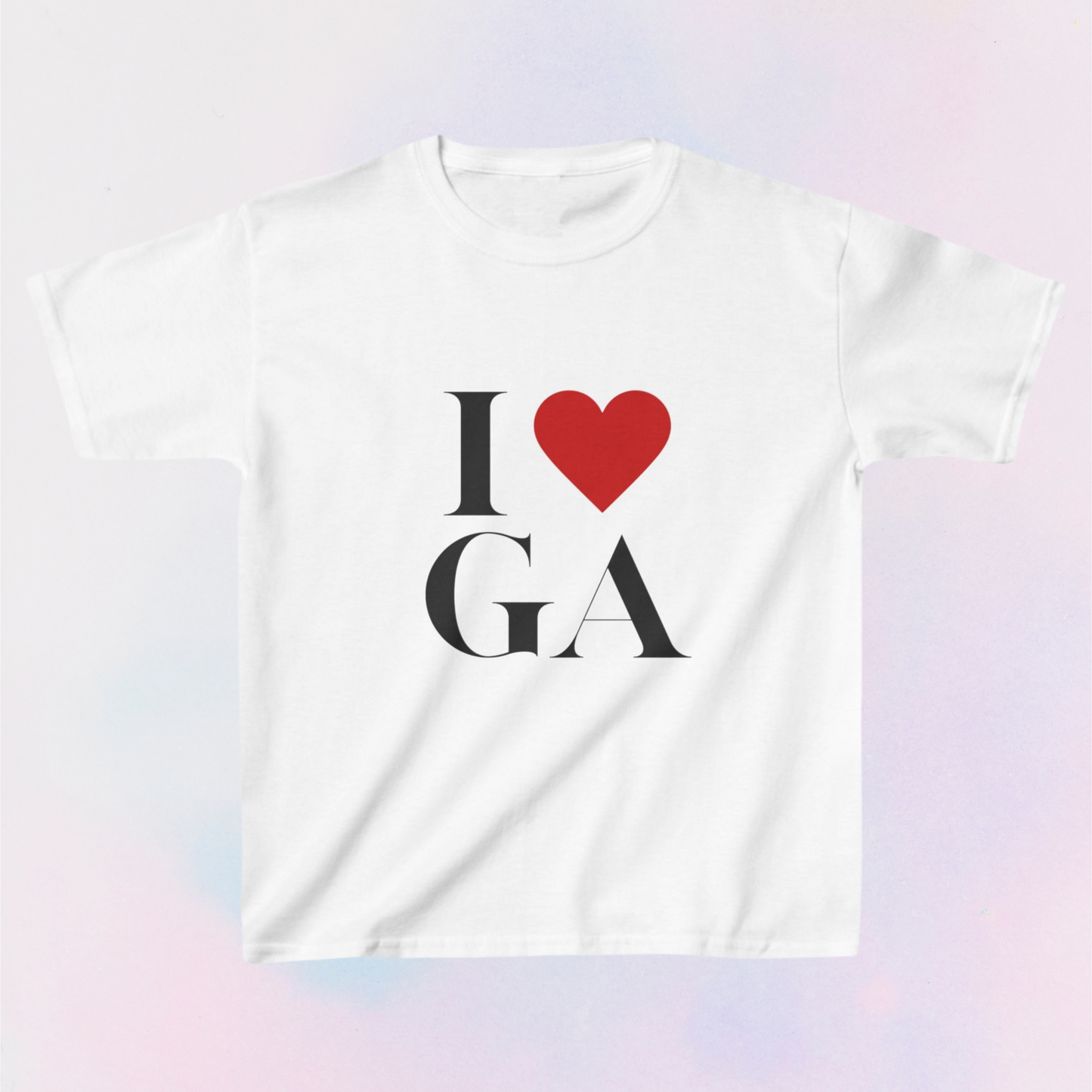 i heart ga baby tee