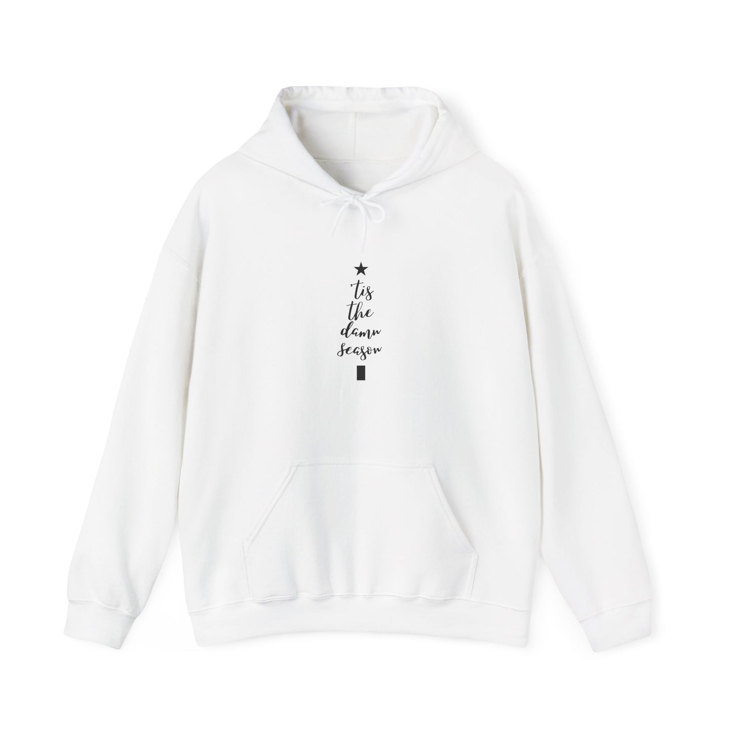tis the damn season tree hoodie