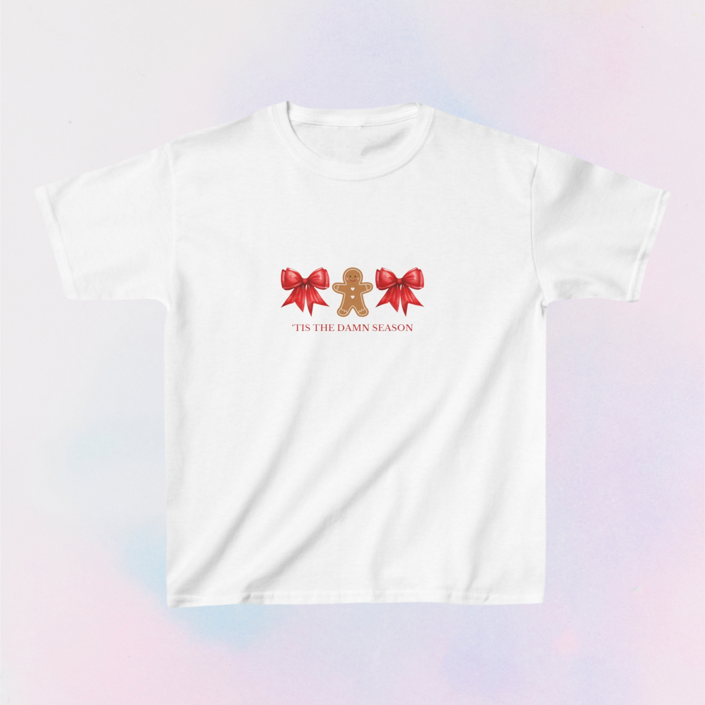 tis the damn season baby tee