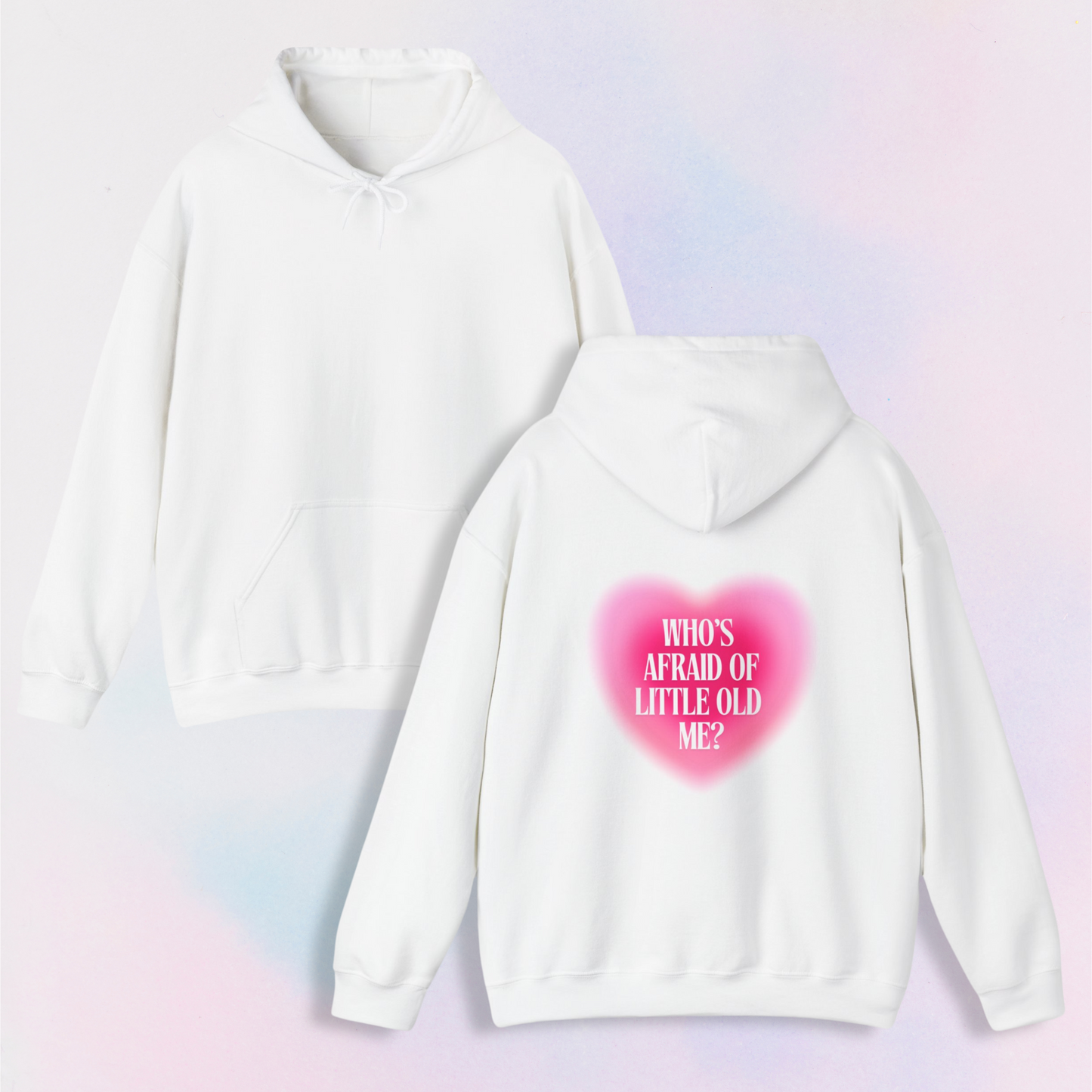 whos afraid backprint hoodie