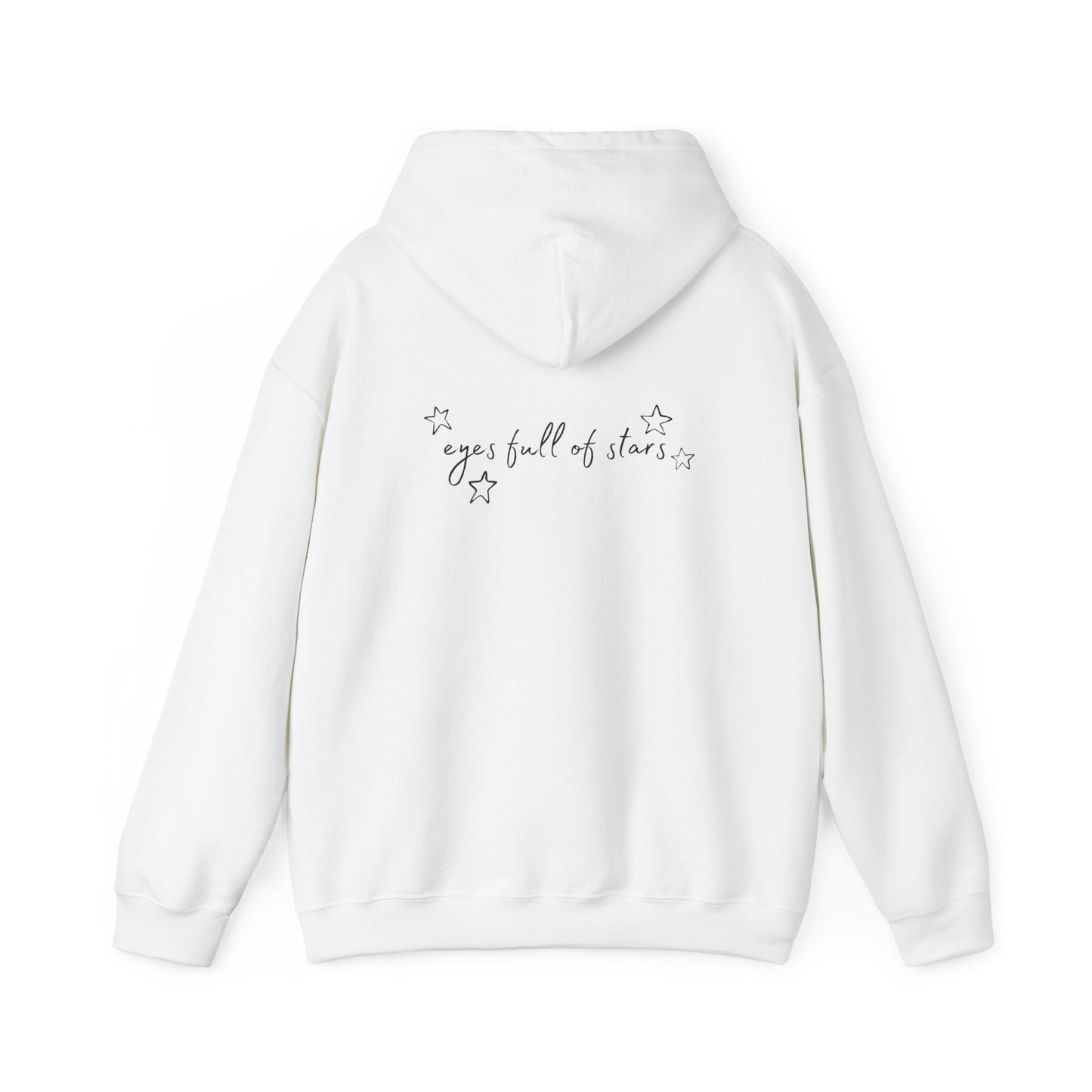 eyes full of stars backprint hoodie