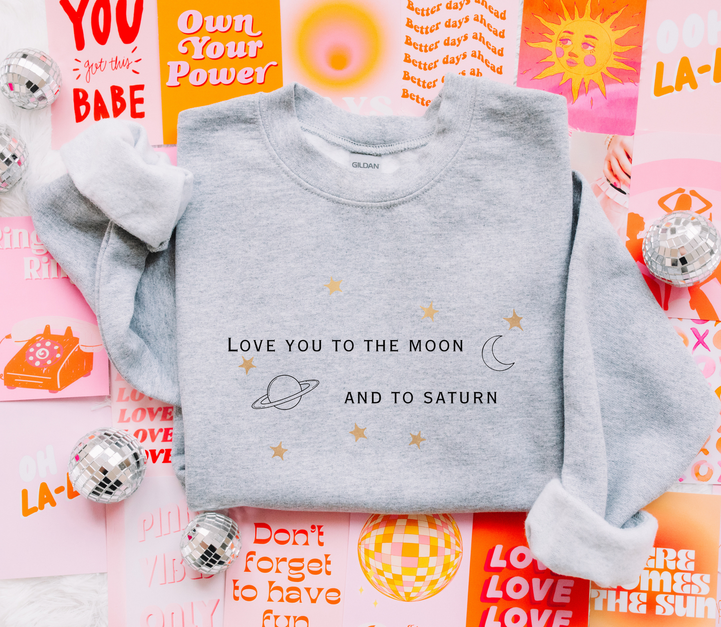 love you to the moon and to saturn hoodie