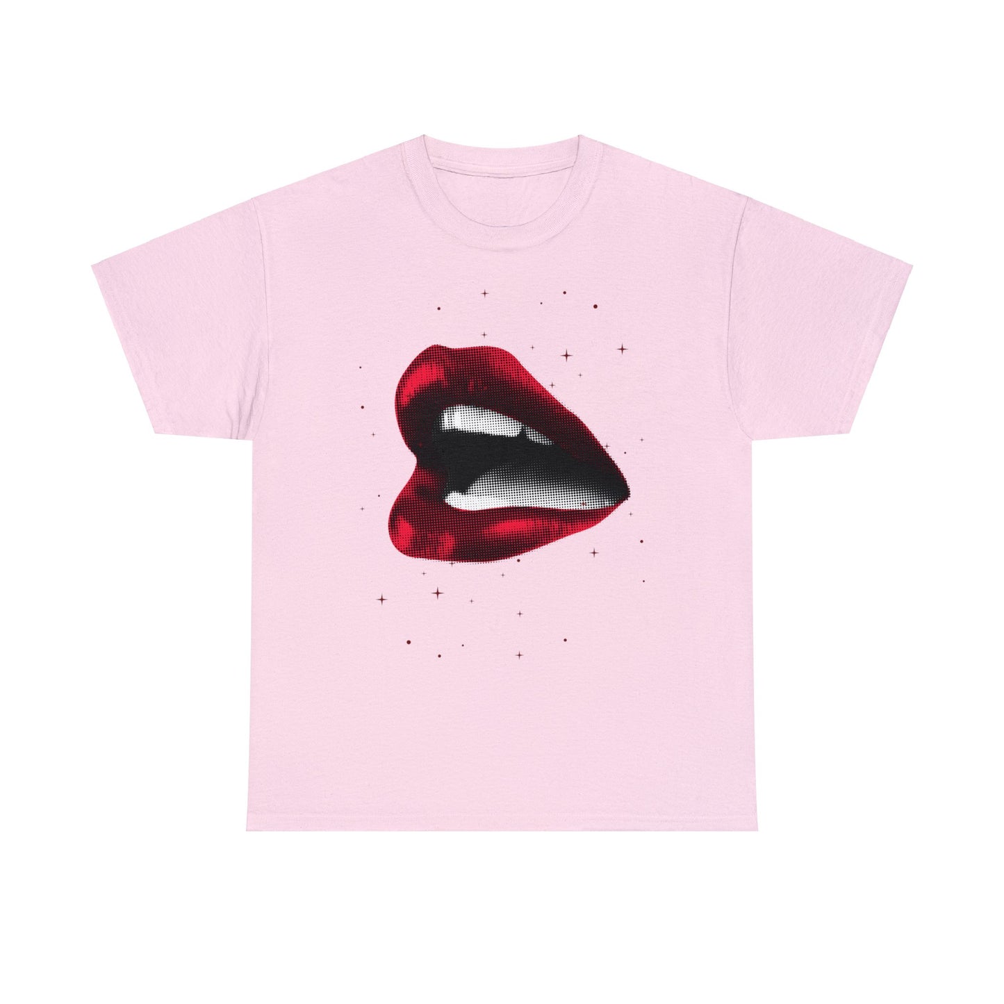 sparkle red lip classic shirt