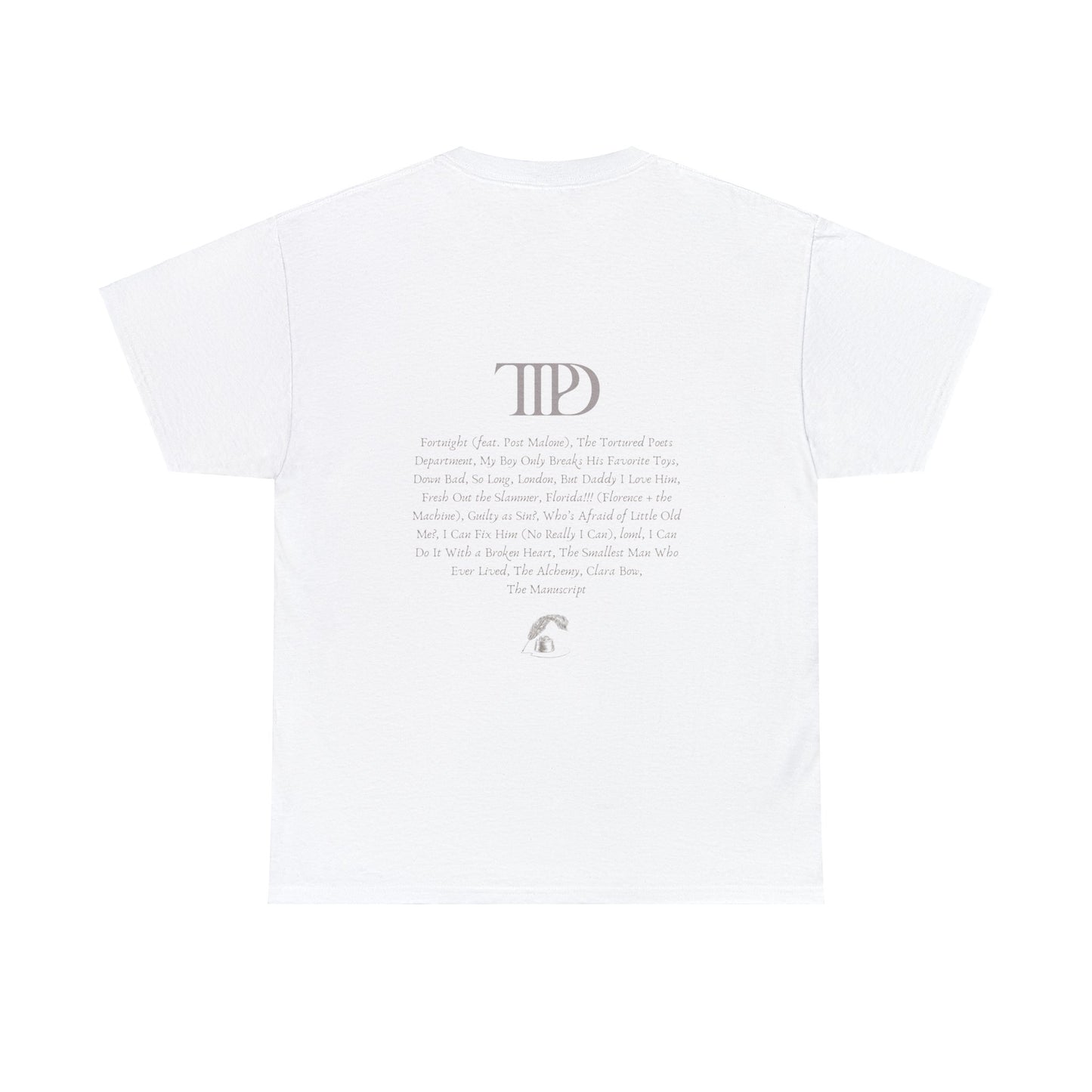 ttpd tracklist - the manuscript shirt