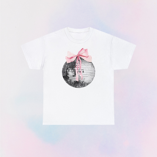 ribbon mirrorball shirt