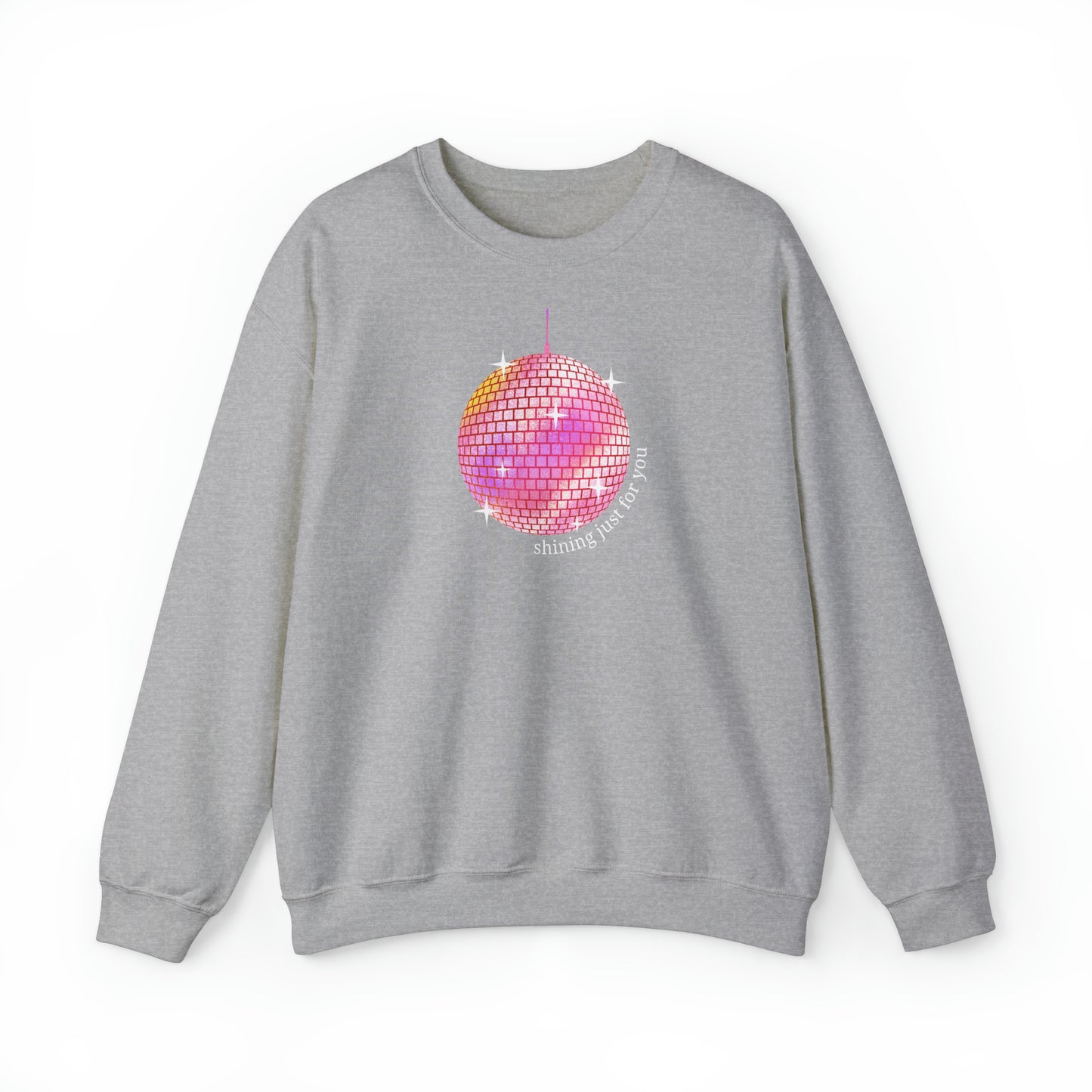 mirrorball shining just for you crewneck