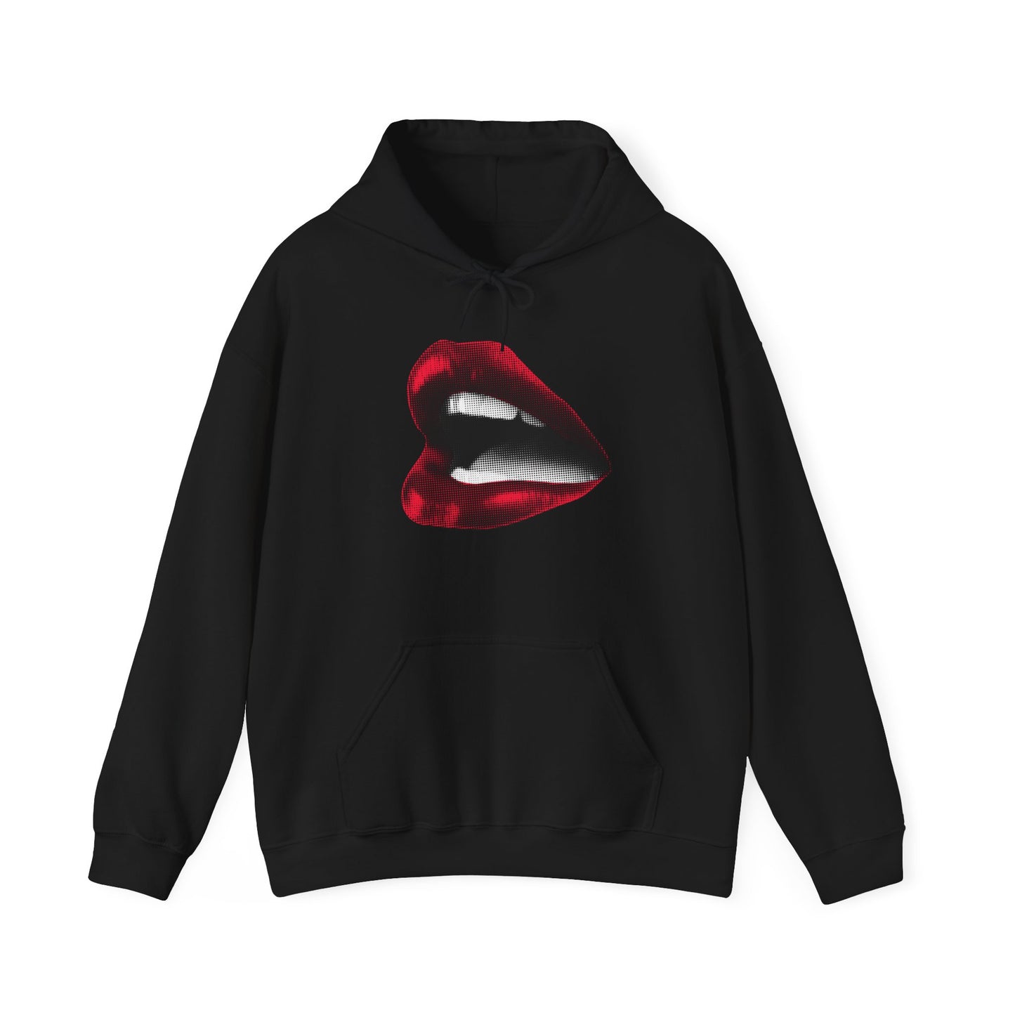 red lip classic hoodie