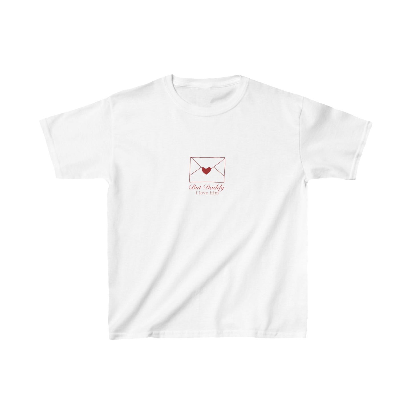 but daddy i love him letter baby tee