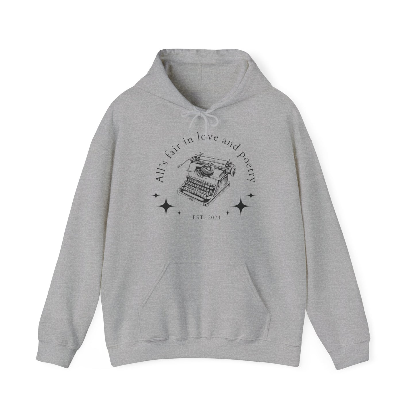 all's fair in love and poetry hoodie