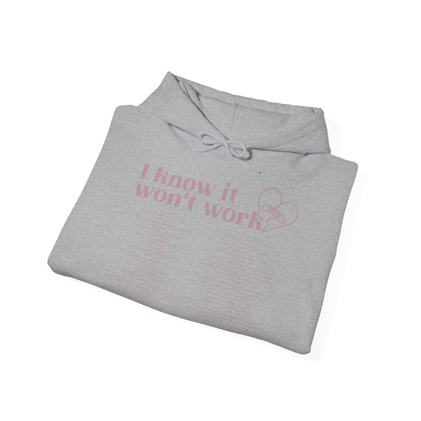 i know it won't work hoodie