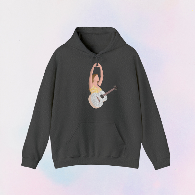 the eras tour fearless hoodie (dates on the back)