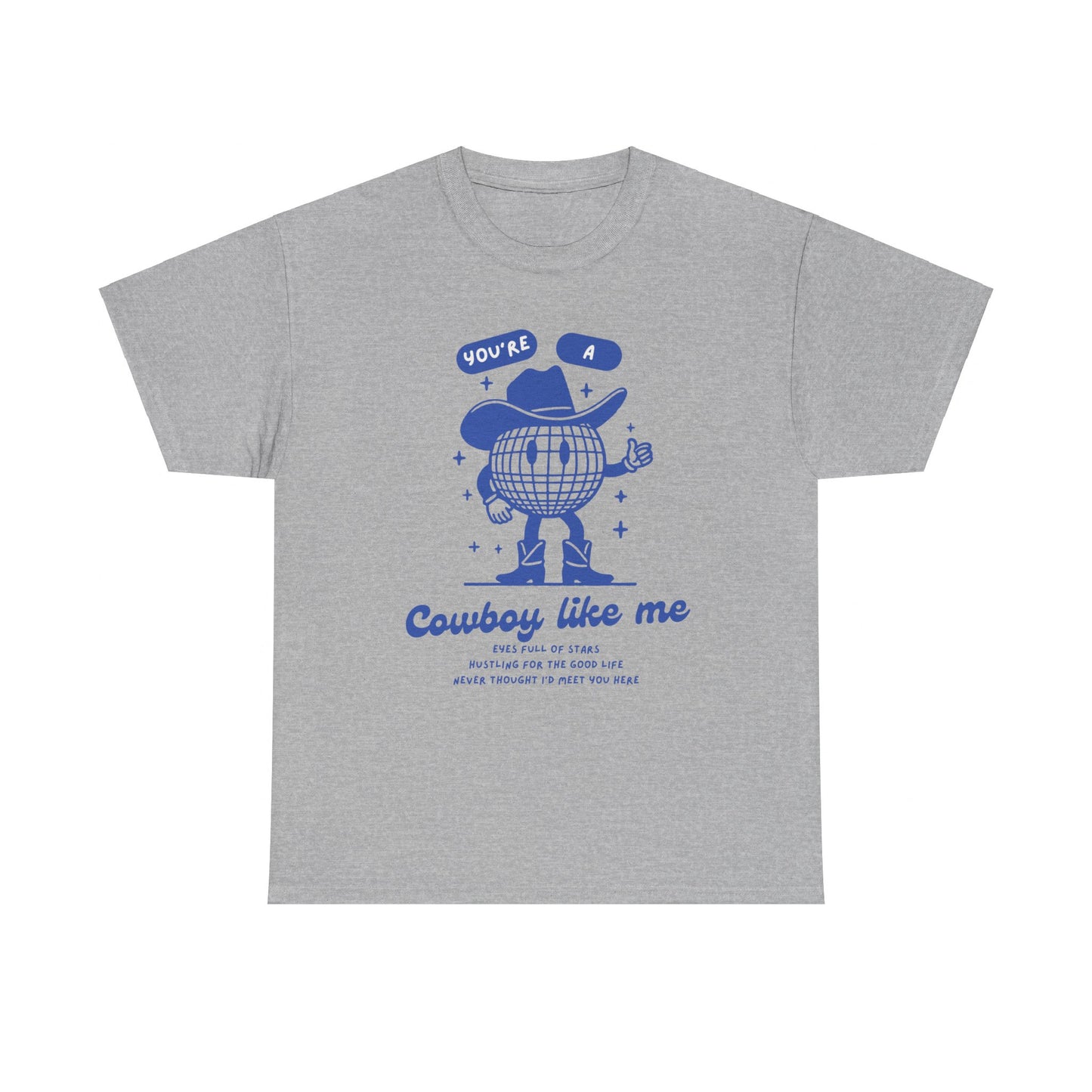 cowboy mirrorball like me shirt