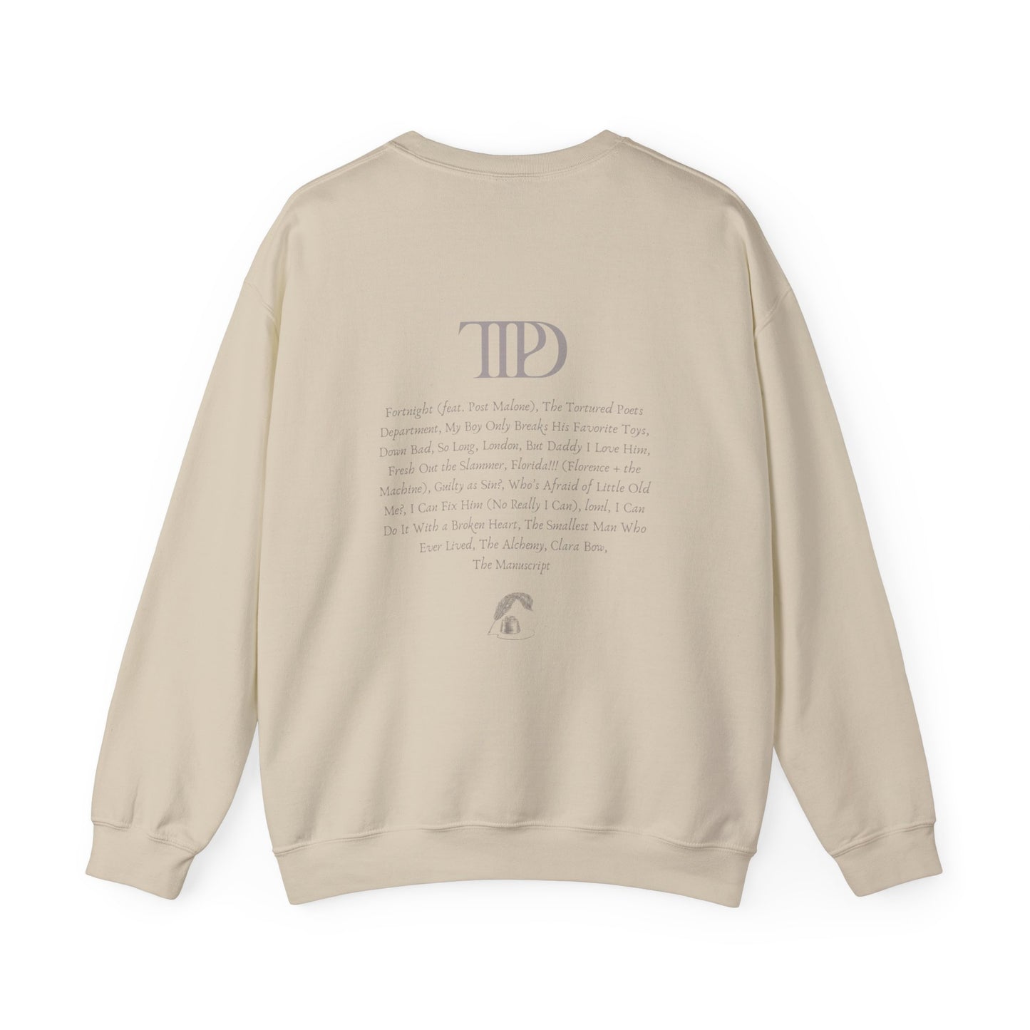 ttpd tracklist - the manuscript crewneck